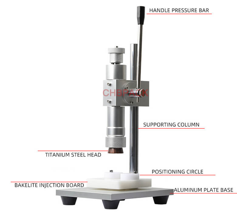 Manual Perfume Bottle Crimping Machine