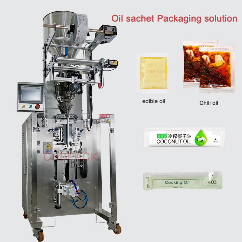 edible oil sachet packaging machine