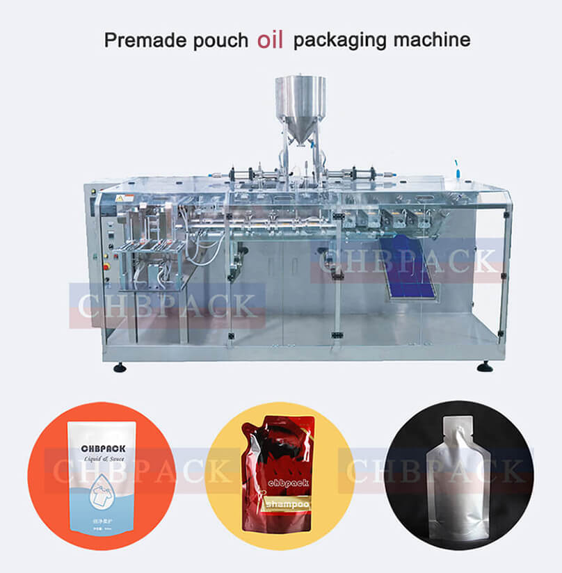 premade pouch oil packaging machine